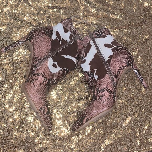 Gianni Bini Ezlee Snake Cow Print - Picture 12 of 13